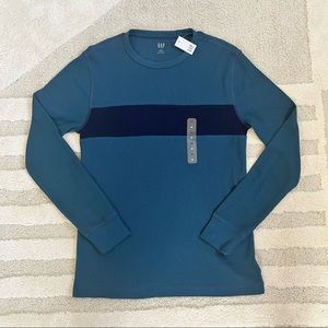 NWT Gap Waffle Long sleeve tee